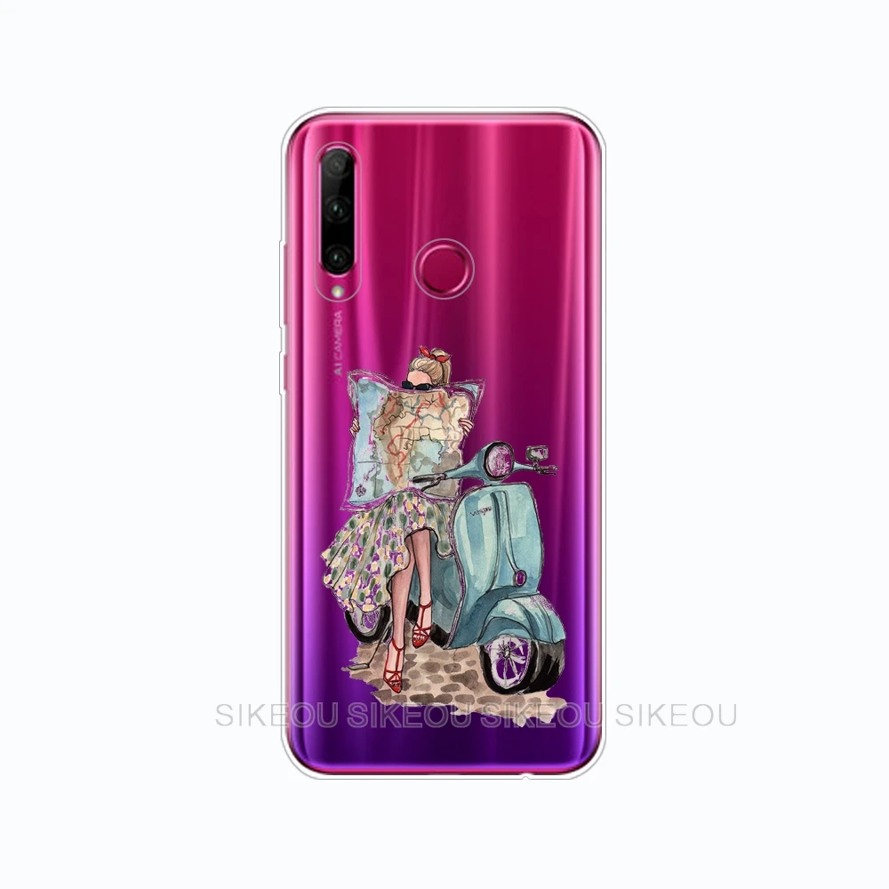 33810 Чехол для Honor 10i HRY-LX1T чехол Силиконовый ТПУ чехол для телефона для huawei Honor 10i Honor10i 10 I 6,21 дюймов - Цвет: 33810