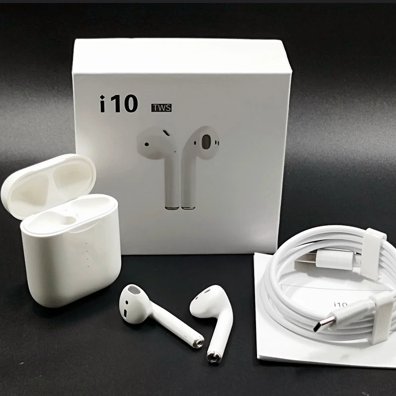 SunQi i10 tws Wireless Bluetooth 5.0 Earphones Touch control Earbuds airdots Head phones For IPhone Xiaomi Mobile Android Phones |