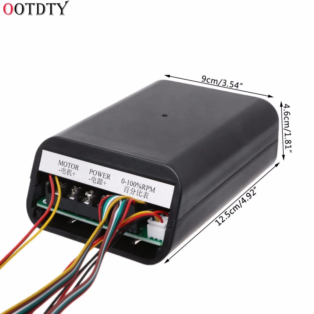 DC 10-55V MAX 60A ШИМ контроллер скорости двигателя 0~ регулируемый привод Переключатель платы