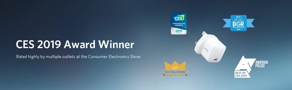 Anker 30 Вт Ультра компактное настенное зарядное устройство type-C с питанием, порт питания Atom PD 1 для iPhone Xs/Max/XR, iPad, MacBook, Galaxy и т. Д