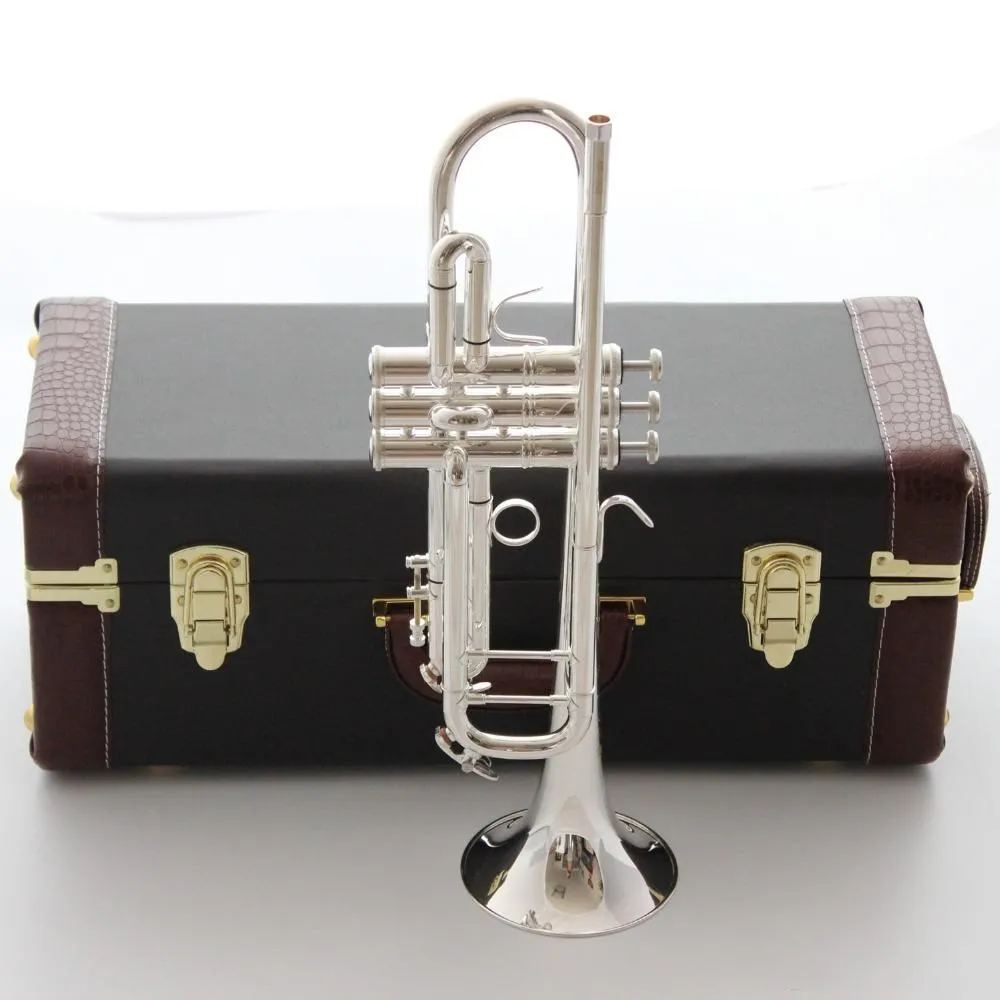 Vincent Shrotenbach Stradivarius профессиональные Bb трубы LT190S-37 серебро позолоченная труба Рупоры чехол