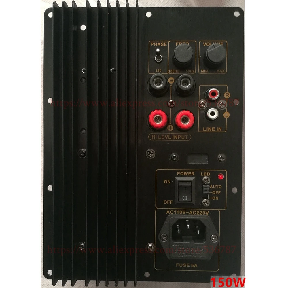 150 Вт 2 0 канальный 110 В ~ 220 тяжелый сабвуфер TDA8950 цифровой двухканальный активный