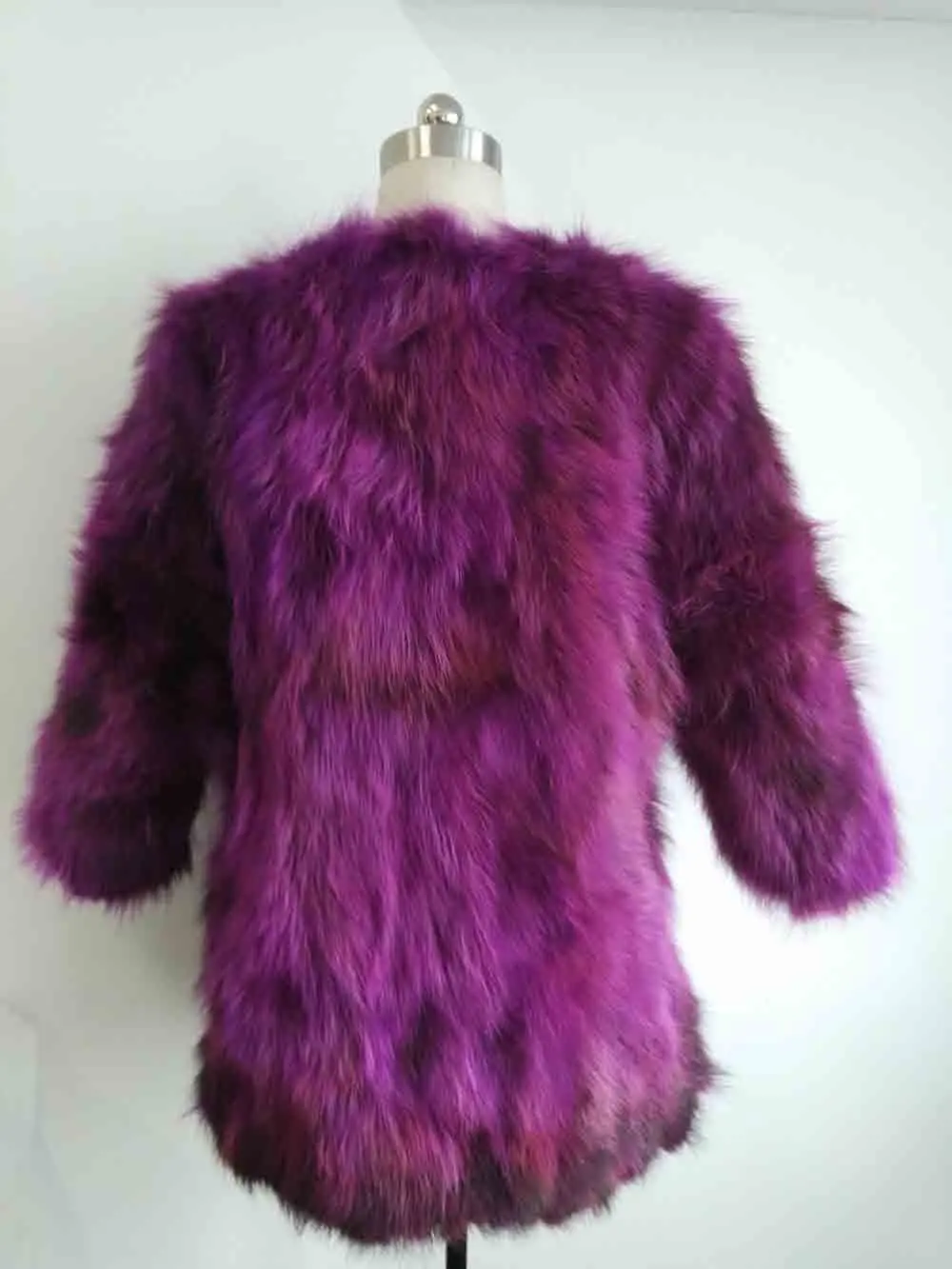 New Arrival V neck Fur Coat For Women Customize Factory Wholesale Real Raccoon Jacket Outwear Dropshipping Overcoat TSR86 | Женская