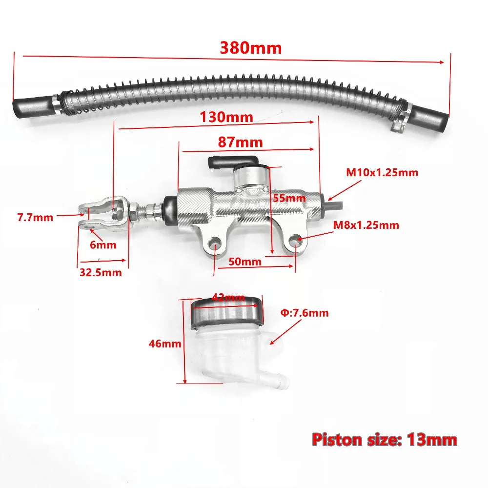 Универсальный Задний гидравлический портативный насос из алюминиевого сплава с