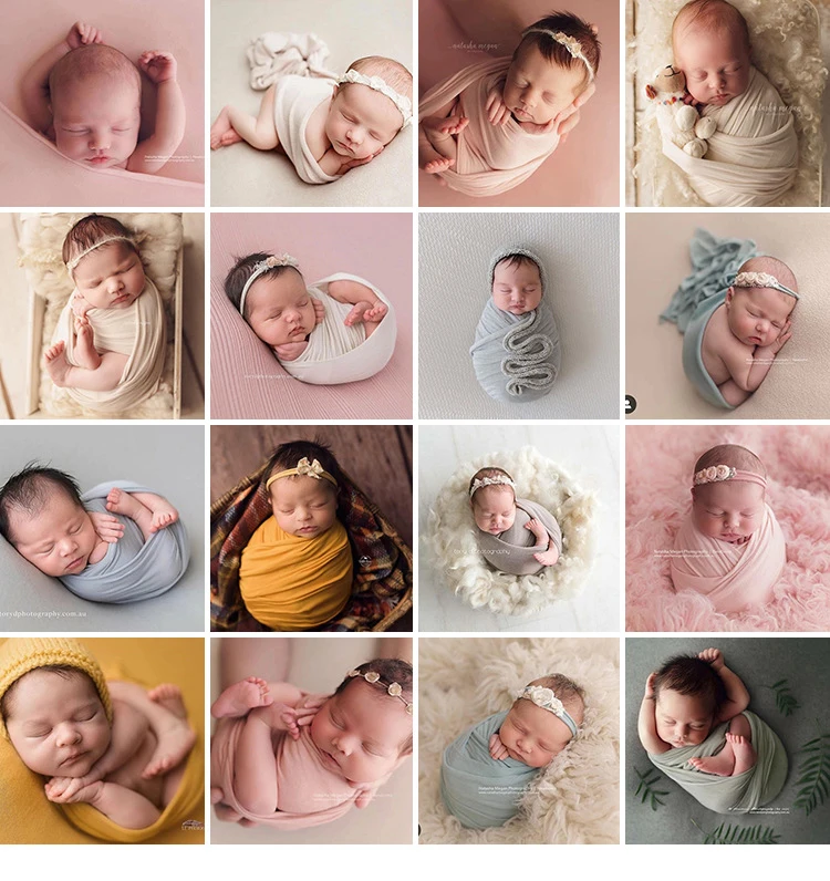 40*160 см хлопок мягкий, для новорожденного ребенка реквизит для фотосъемки стрейч обертывание младенческой фотосессии Аксессуары Одежда сувениры recuerdos