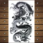 Мужская татуировка с изображением китайского Dragon 2, водостойкая временная татуировка сделай сам, Y-XLWN
