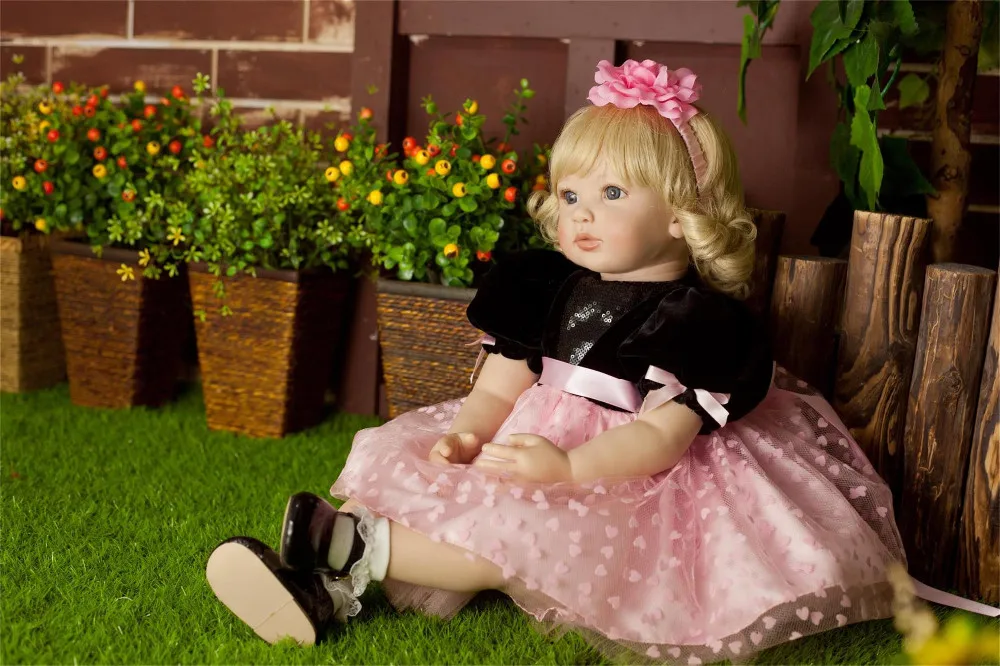 NPK 60 см bebe Кукла reborn baby doll ручной работы Силиконовая Очаровательная Кукла reborn для малышей Bonecas девочка ребенок силиконовая кукла surprice