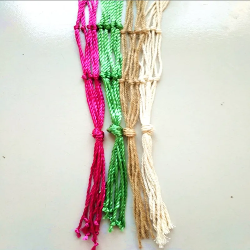 Hemp Pot Hanging Rope Macrame Plant Holder Hanger Home Garden Decoration Flower Display Indoor Outdoor | Дом и сад
