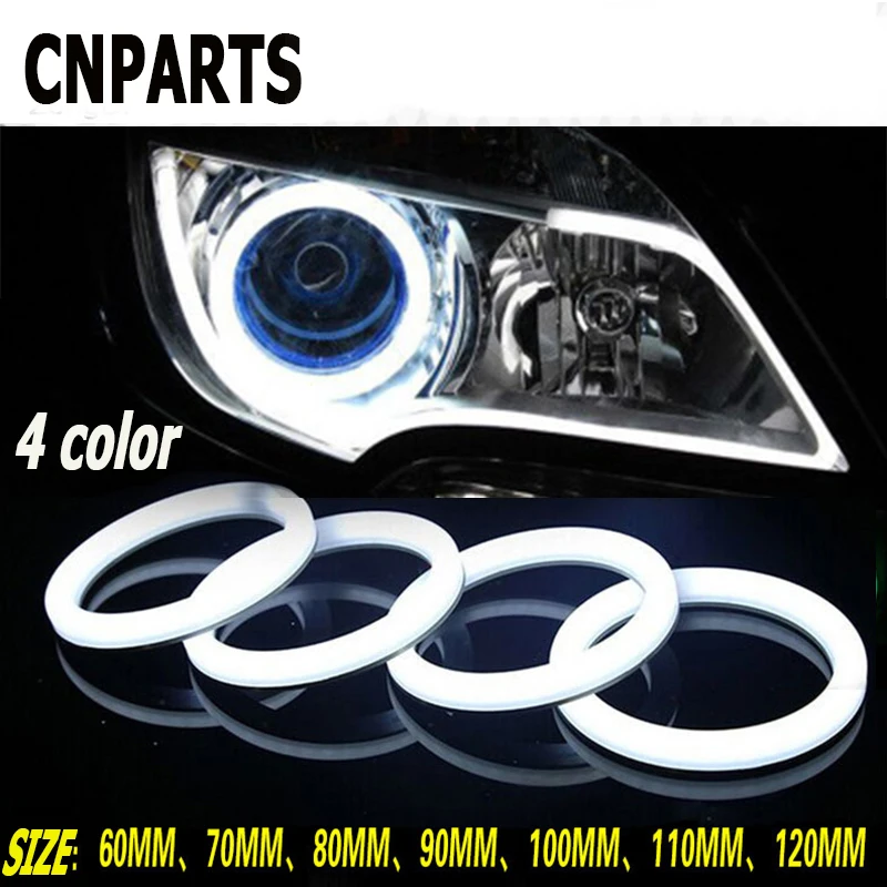 CNPARTS гало кольцо Ангел Дьявол глаза проектор светильник светодиодный для Audi A4 B7 B5