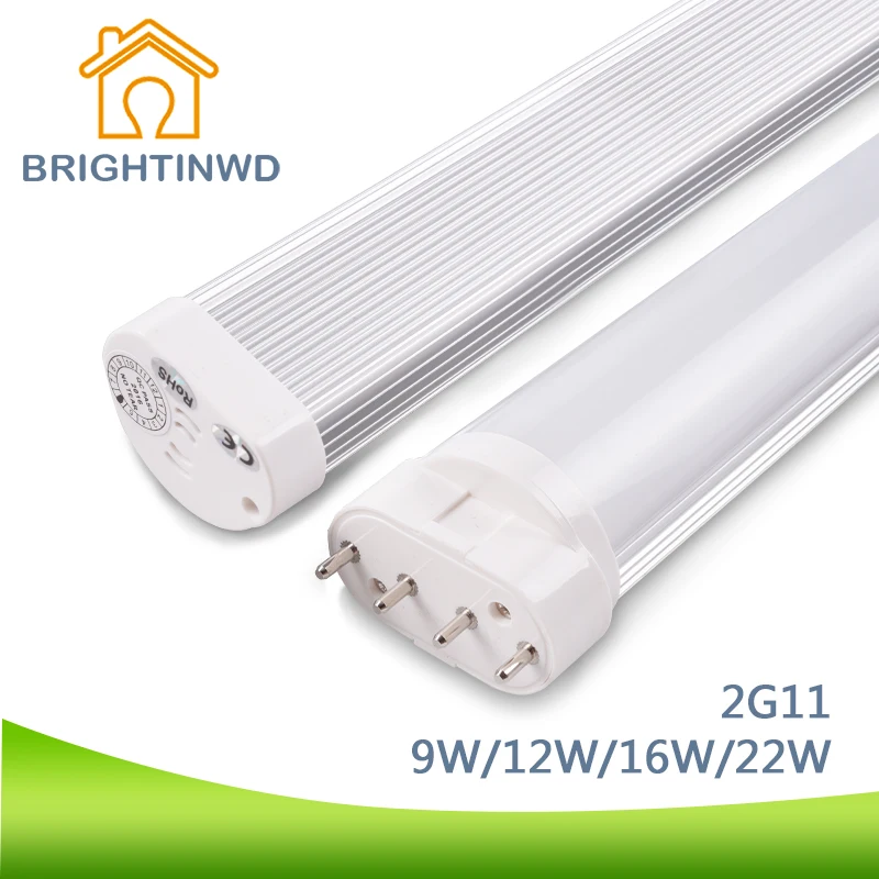 LED 4 контактная лампа 2G11 PLL трубка 9W 12W 16W 22W Epistar настенная долгий срок действия