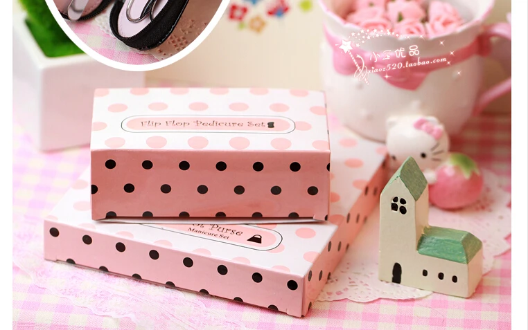 Fedex Бесплатная доставка 150 компл./лот по уходу за ногтями &quotрозовый в шлепанцы