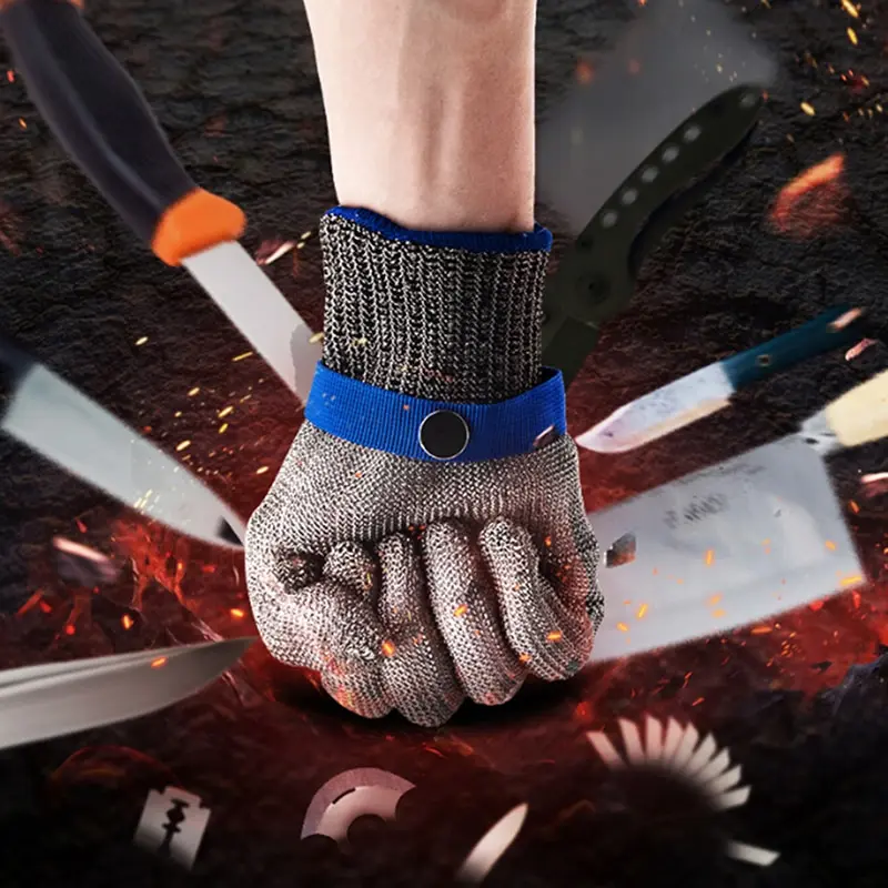 Анти-Обрезанные наружные охотничьи перчатки защитные для работы с ножом