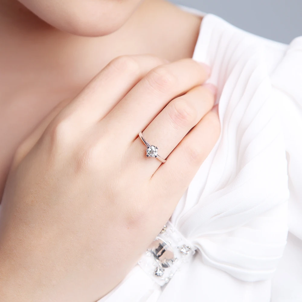 Zocai бренд элегантность естественно реального 0.5 СТ сертифицированный и . я / с