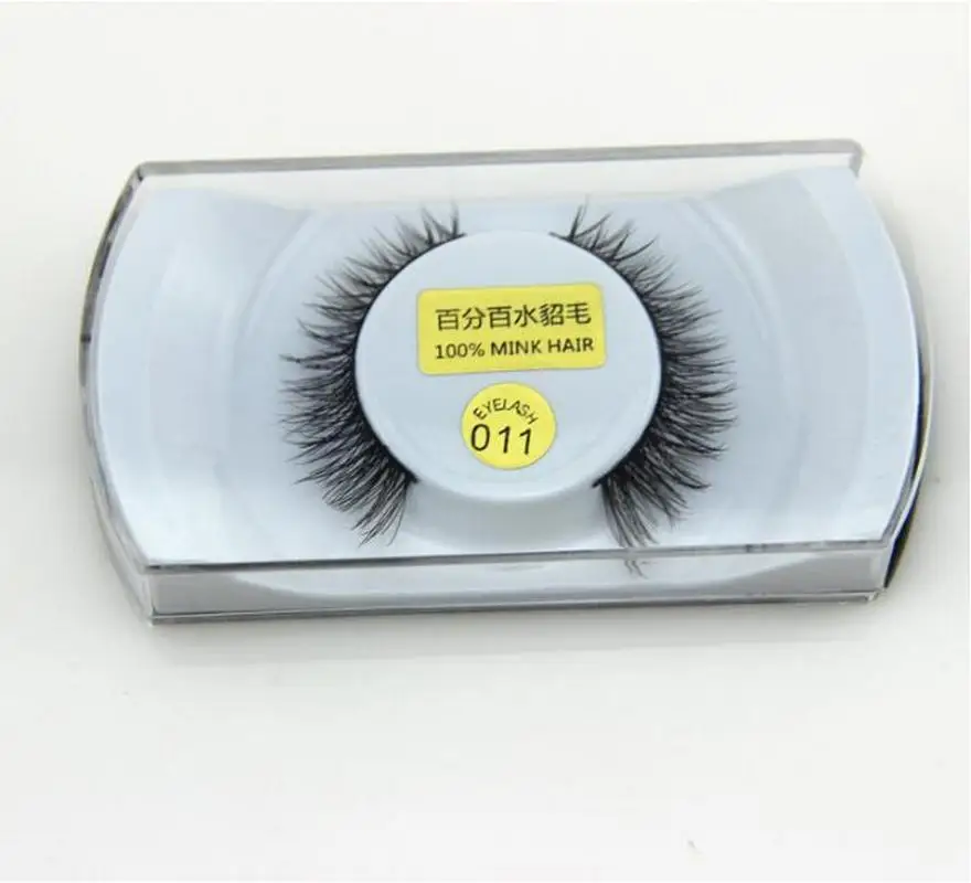 1 пара 100% настоящие норковые волосы ручной работы перекрещивающиеся черные