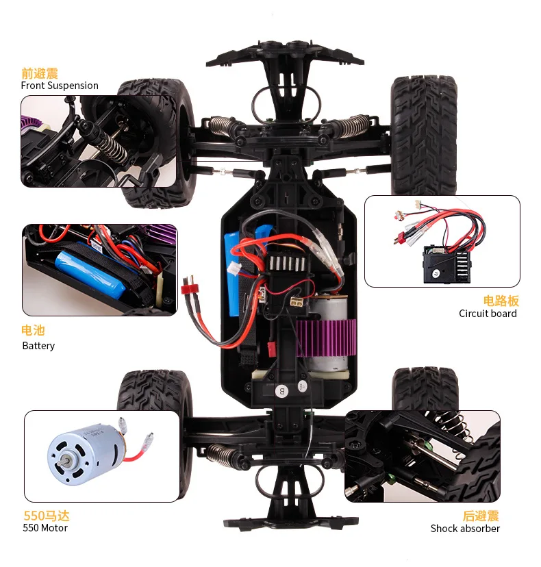WLtoys 12404 2,4G 4CH 1:12 4WD RC автомобиль электрический четыре колеса скалолазание гусеничный RC внедорожный вождение автомобиля игрушки модели
