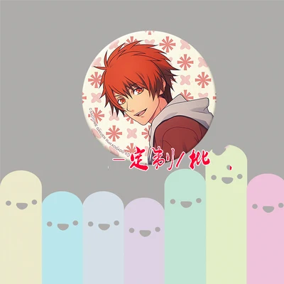 1 ZXFJXR 58 мм игра Uta No Prince-Sama брошь Kurusu Syo Shinomiya Natsuki значок для рюкзака значки на булавке Stema вентиляторы для Uta Prince - Окраска металла: 1