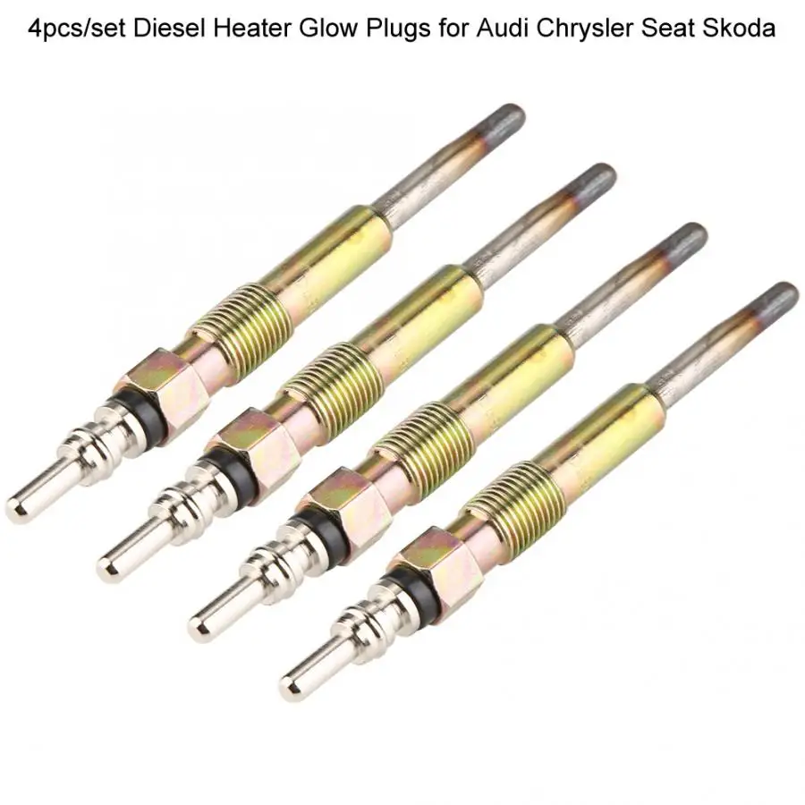 4 шт./компл. дизельный Обогреватель свечи зажигания для Audi Chrysler Seat Skoda автомобильные аксессуары высокого качества