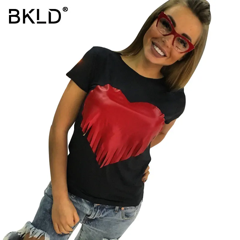 BKLD Лето 2018 Горячая Новинка Повседневная Свободная футболка с кисточками и