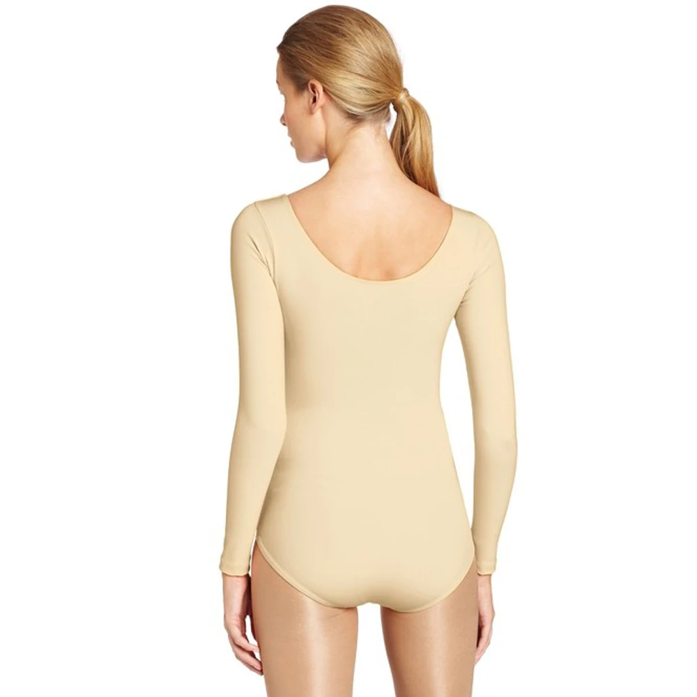 Gymnastics Leotards For Womens Nylon Lycra Long Sleeves Ballet Leotard Dance Wear Exercise Tops Bodysuits Girls | Тематическая
