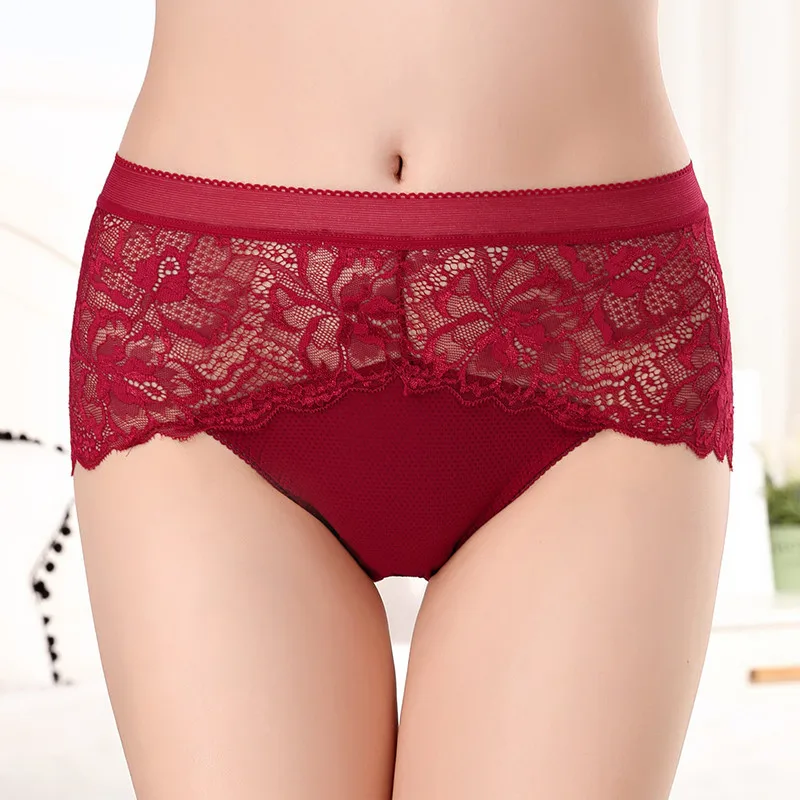 Новое сексуальное женское нижнее белье кружевные с высокой талией без швов