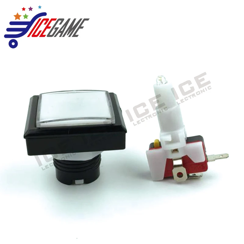 44 мм аркадная игровая машина с подсветкой кнопочный игровой автомат