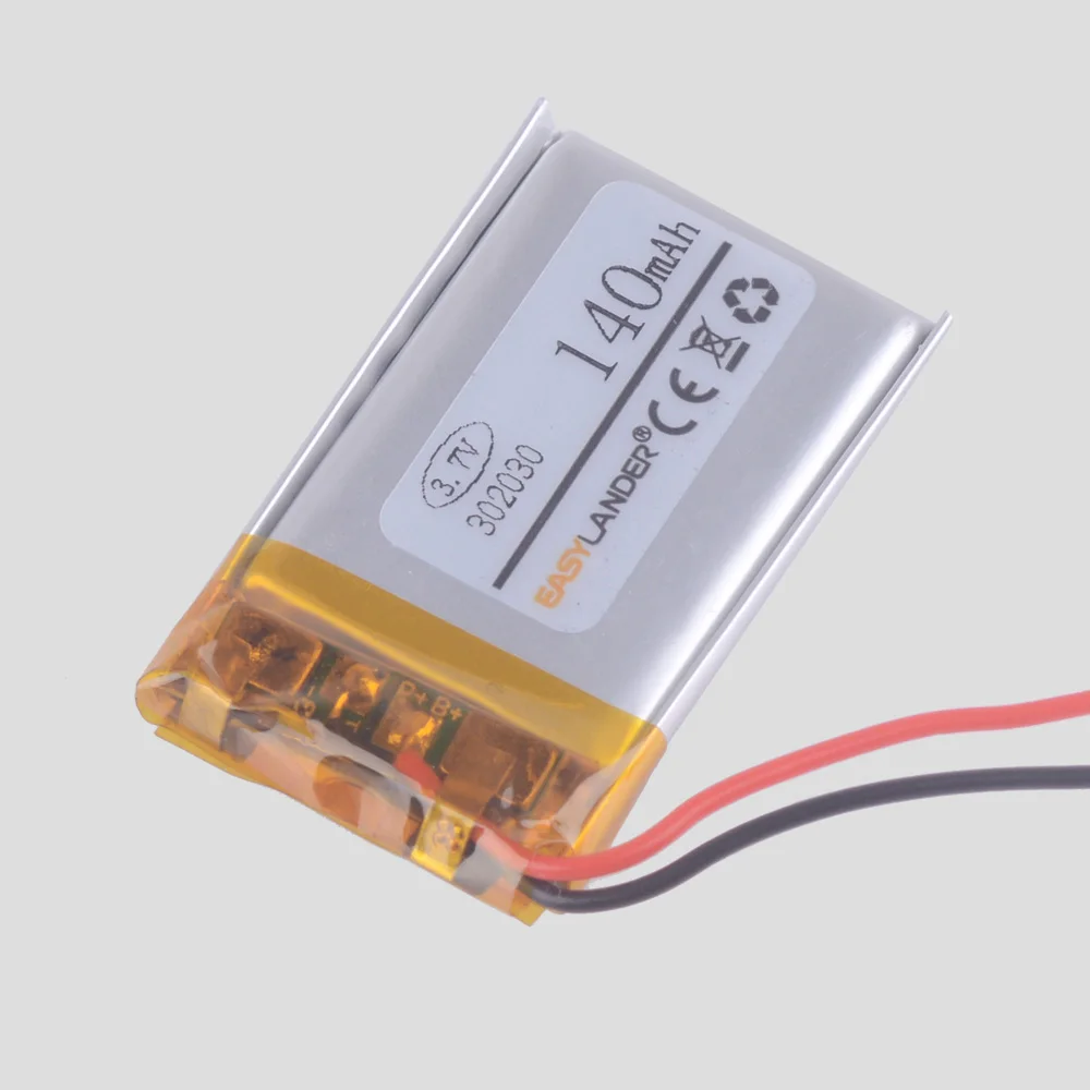 302030 3 7 V 140mAh литий ионная литиевая батарея для MP3 MP4 GPS Bluetooth гарнитура сотовый Смарт