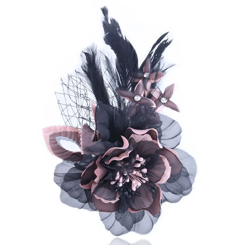 Классическая Женская Брошь, высокое качество, тканевые булавки, броши в виде цветка, элегантные аксессуары для волос, шляпа, цветок для девушек, вечерние украшения для шоу