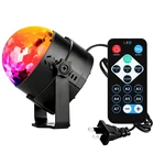 Диско-Шар, 7 цветов, вращающийся проектор со звуковой активацией, волшебный сценический световой эффект, лампа RGB LED, музыка, KTV, Рождественская светильник ринка