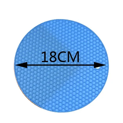 sky blue Bimoo 17 см X 17 см силиконовый Стол Топ муха Связывание бисера коврик держатель бусин Материал для завязывания мушек - Цвет: sky blue