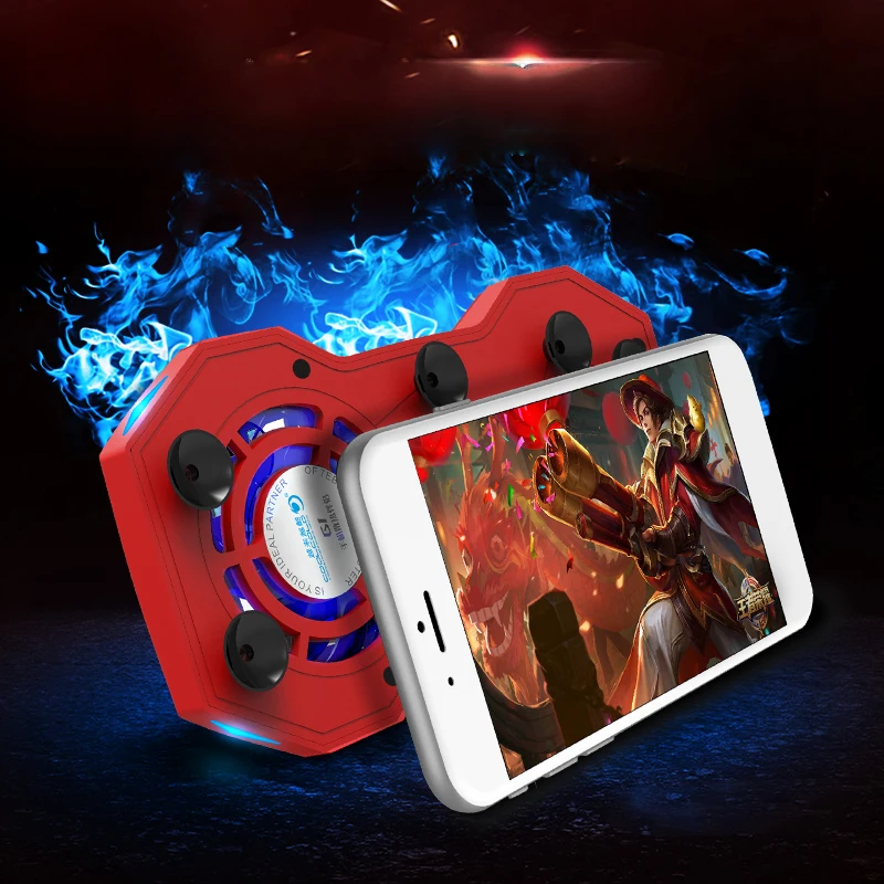 Охлаждающая подставка для мобильного телефона с ручкой бесшумный игровой