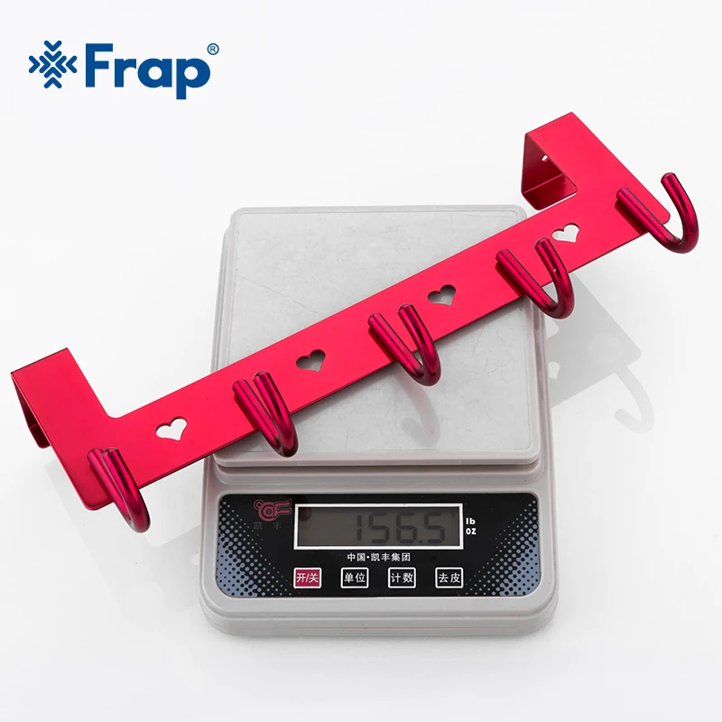 Frap Новое поступление красный крючок для одежды на дверь домашнее пространство