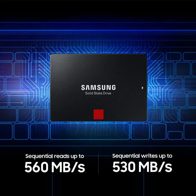 Samsung оригинальный внутренний SSD 860 PRO 2 5 дюймов SATA III 256 ГБ 512 1 ТБ|Внутренние