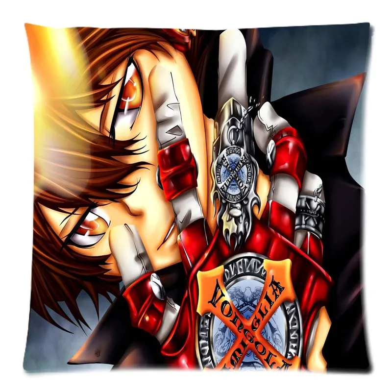 HITMAN REBORN! Подушка с принтом наволочка декоративная для дивана 45x45 см домашний