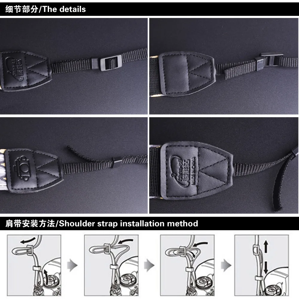 Классический ремешок для камеры Универсальные плечевой ремень ремни Canon EOS Sony Nikon