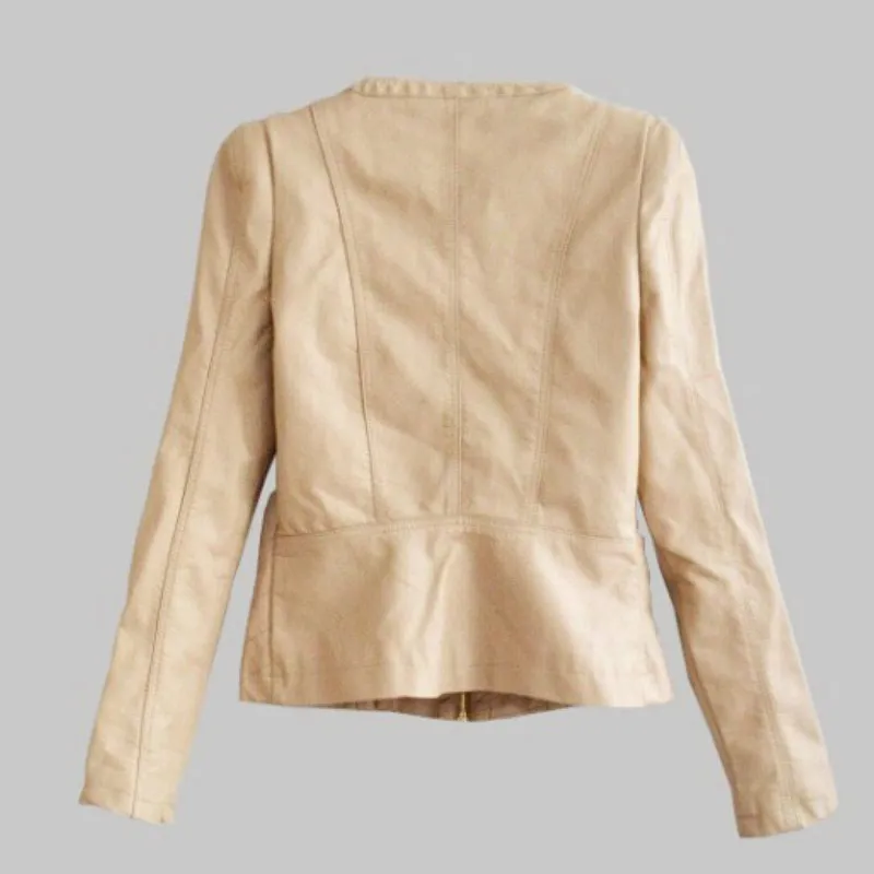 Женская короткая куртка VOLALO из искусственной кожи модное уличное пальто