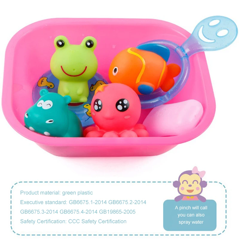 ABS для детей водные игрушки безопасная мягкая резина обучения разминанию