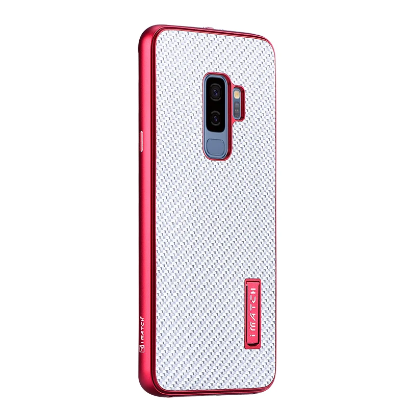 Элитный бренд чехол для samsung Galaxy S9 S8 плюс S7 край Алюминий металлический бампер из углеродного волокна жесткая накладка на заднюю панель телефона Защитный чехол