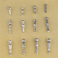 20pcs multiple styles beads charms alloy long stick shape beads decoration for bracelet necklace diy jewelry making accessories