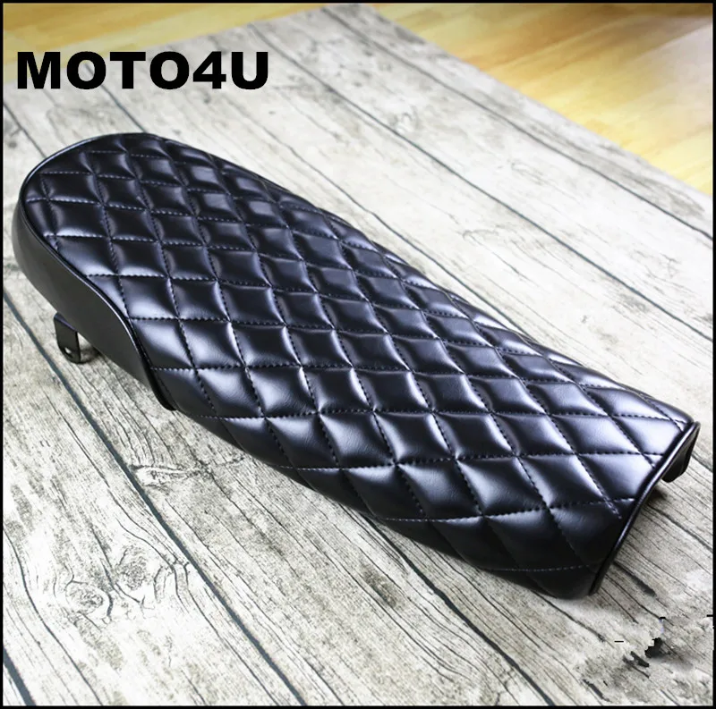 Винтажное седло для мотоцикла 64 см универсальное сиденье кафе гоночного