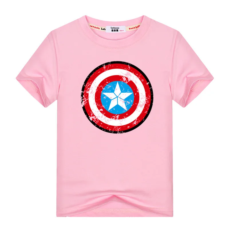 pink Одинаковые комплекты с пентаграммой для папы и сына модная футболка с короткими рукавами Одинаковая одежда для всей семьи, летняя футболка для мальчиков с принтом - Цвет: pink