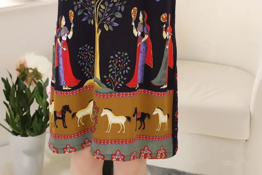Новое поступление китайский женский хлопковый Халат Yukata Ночная сорочка Топы один размер цветок Nuisette Pijama Mujer X34026