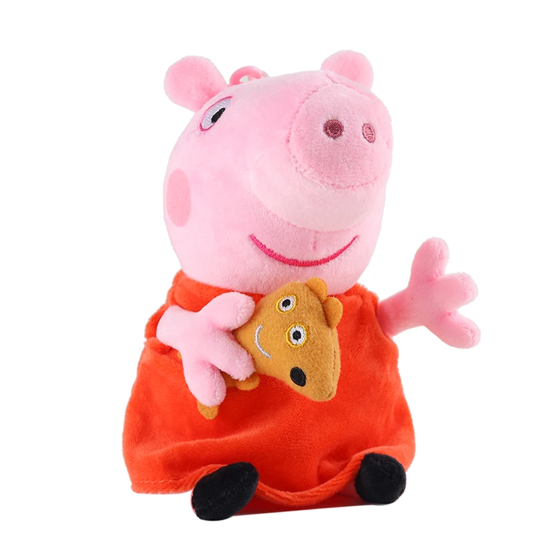 Плюшевые игрушки Peppa Pig George Детские праздничные украшения школьный ранец
