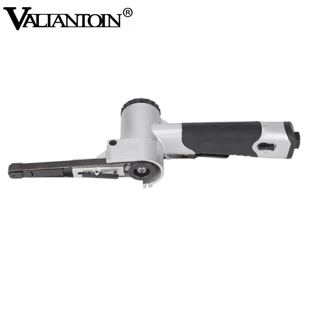 VALIANTOIN Belt Sander Air Angle Grinding Machine with Sanding Belts for Air Compressor Sanding Pneumatic Tool Set