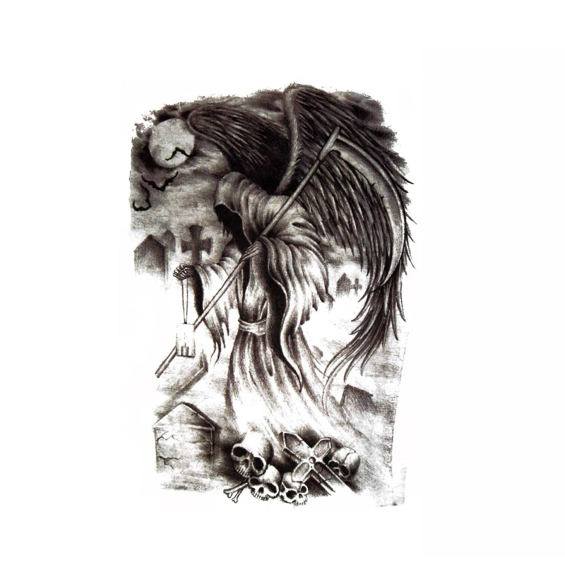 Swag большой на заднюю панель с полной защитой из моментальной татуировки