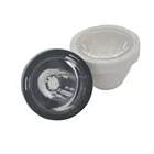 Линзы светодиодные, 10 шт., 20 мм, 15, 30, 45, 60 градусов, черно-белые, держатели для светодисветильник Дов Cree XPE, XPG, XTE или 3535 высокой мощности