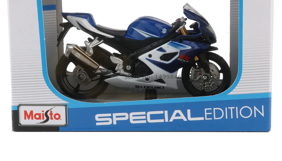 Maisto 1:18 Масштаб Модель мотоцикла Игрушка сплав Мотор велосипед GSX R1000 гоночный коллекция моделей автомобилей игрушки для мальчиков подарок на день рождения