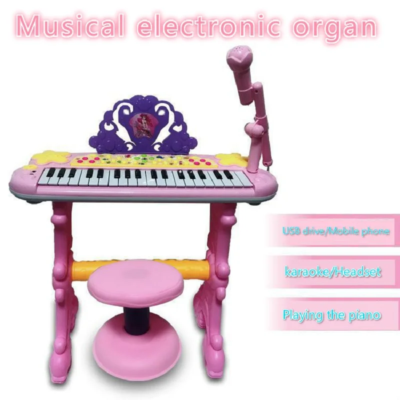 Горячая Распродажа Детская клавиатура пианино для девочек начинающих детей