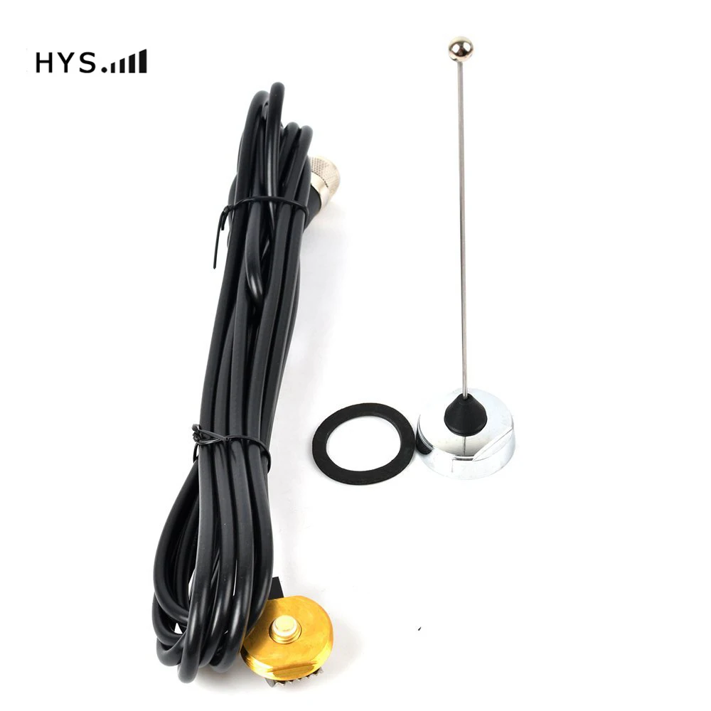 HYS UHF nmo 400-470 мГц Телевизионные антенны с 13 футов RG58 коаксиальный кабель PL259 разъем