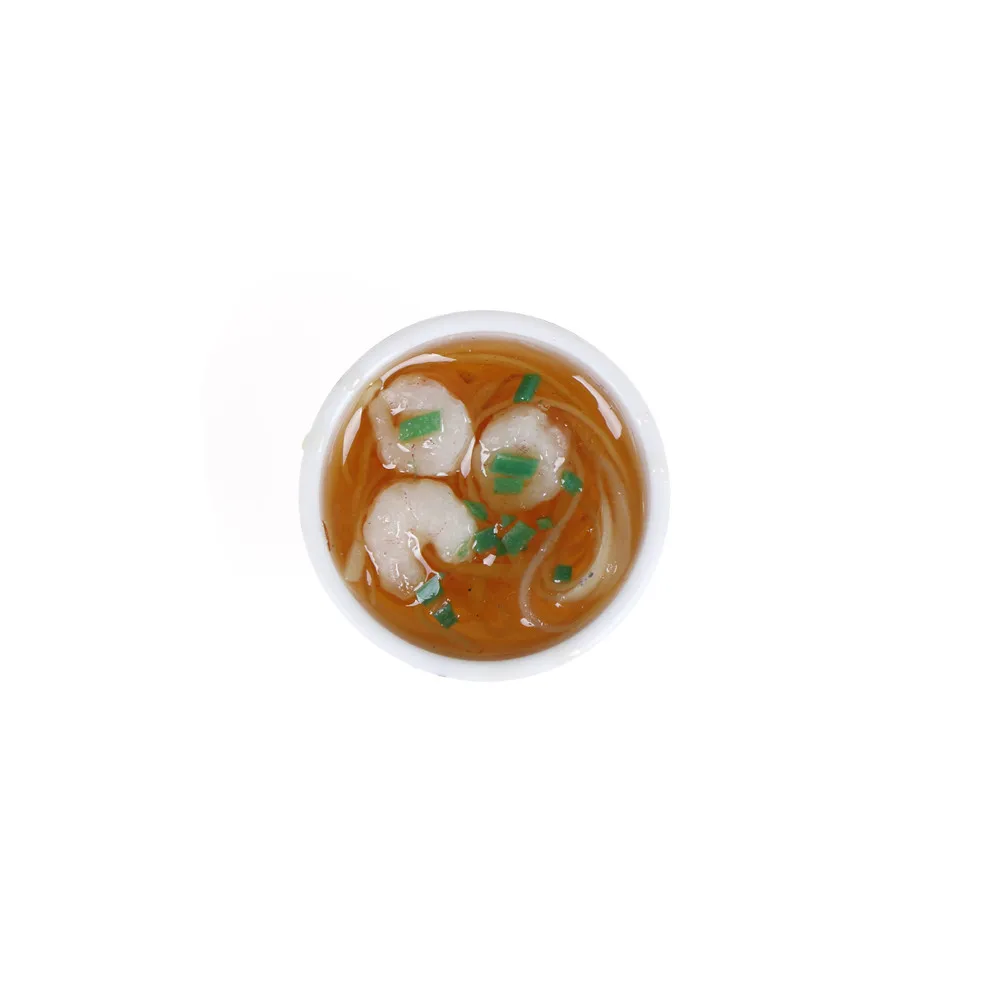 

Hot Mini 1:6 Dollhouse Miniature Model Of The Food A Bowl Of Noodles Dumplings ornament for dollhouse
