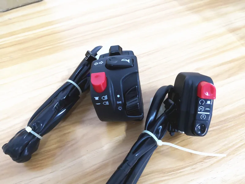 Мотоциклетный переключатель Мощность 12V универсальная ручка переключателя для 7/" 22 мм руль для YAMAHA SR400